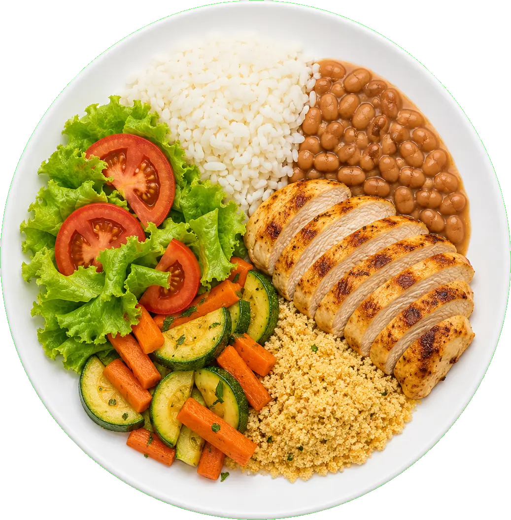 Almoço equilibrado